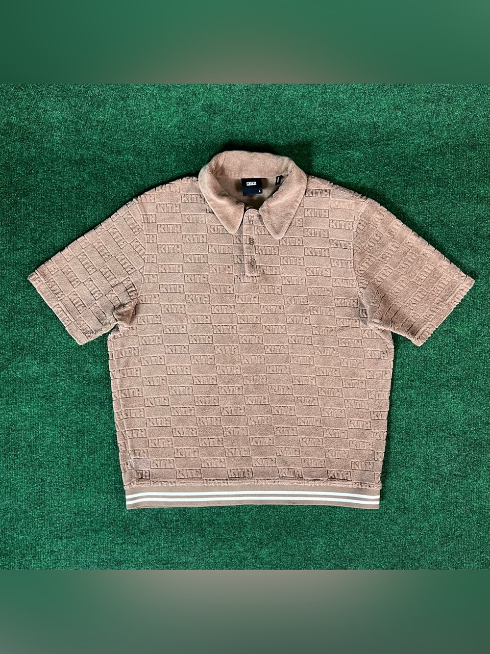 Kith Graham Polo Shirt Canvas Men's Large